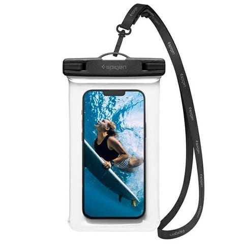 ⁨Spigen Waterproof Case A601 Universal Przezroczysty/Crystal Clear AMP04526⁩ w sklepie Wasserman.eu