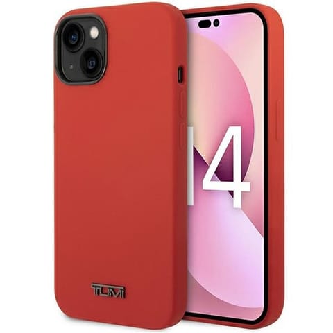 ⁨Tumi TUHCP14MSR iPhone 14 Plus / 15 Plus 6,7" czerwony/red hardcase Liquid Silicone⁩ w sklepie Wasserman.eu
