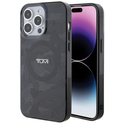 ⁨Tumi TUHMP15LDLCAG iPhone 15 Pro 6.1"szary/grey hardcase Camo Print MagSafe⁩ w sklepie Wasserman.eu
