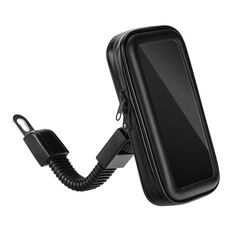 ⁨Uchwyt rowerowy z etui 4,8"-5,5" CM756wodoszczelne czarny/black⁩ w sklepie Wasserman.eu
