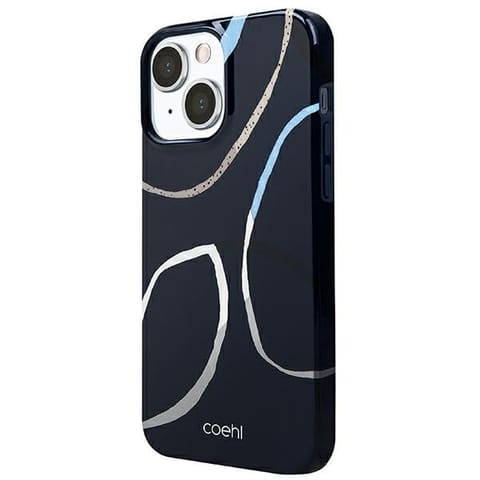 ⁨UNIQ etui Coehl Valley iPhone 13 / 14 /15 6,1" granatowy/deep navy⁩ w sklepie Wasserman.eu