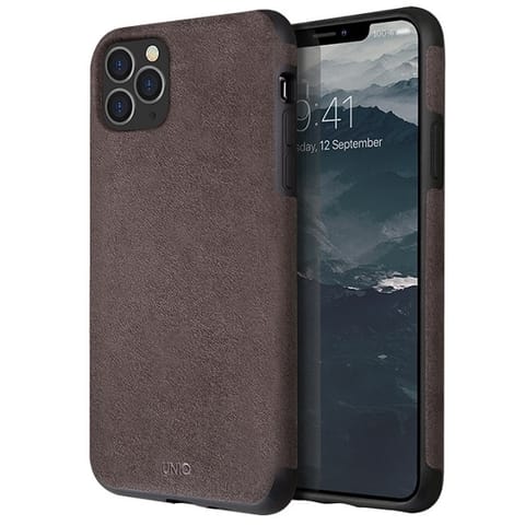 ⁨UNIQ case Sueve iPhone 11 Pro taupe warm grey⁩ at Wasserman.eu