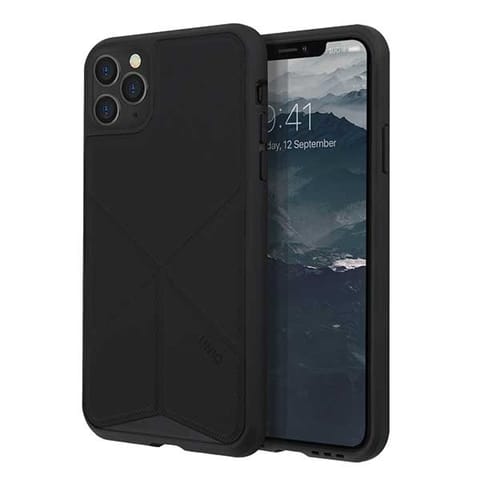 ⁨UNIQ etui Transforma iPhone 11 Pro Max czarny/ebony black⁩ w sklepie Wasserman.eu