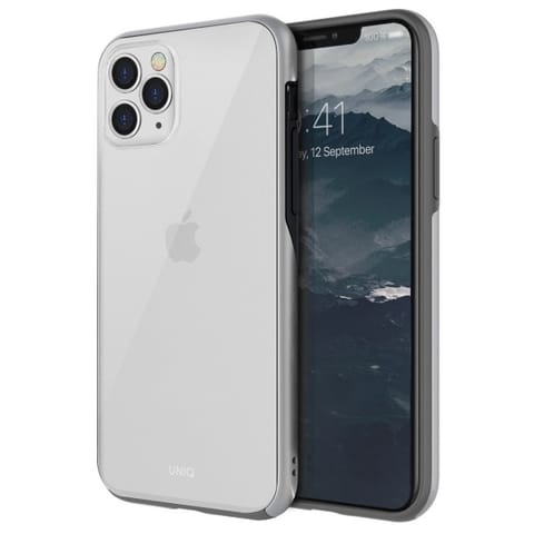 ⁨UNIQ case Vesto Hue iPhone 11 Pro Max silver/silver⁩ at Wasserman.eu