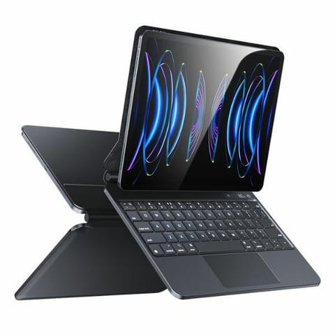 ⁨USAMS Etui ochronne z klawiaturą iPad Pro 11" czarny/black Miaoke Series IPP109MG01 (US-BH875)⁩ w sklepie Wasserman.eu