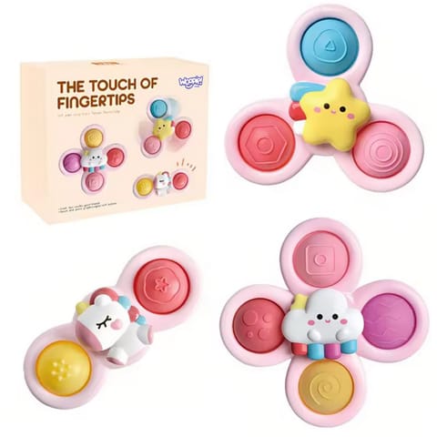 ⁨WOOPIE BABY Kosmiczny Spinner Pop-it  Zabawka Sensoryczna  Wymienne 3 szt Różowy.⁩ w sklepie Wasserman.eu