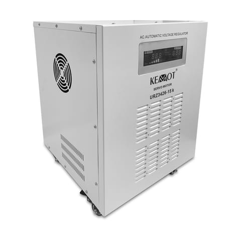 ⁨KEMOT MSER-15000 Automatic Voltage Stabilizer (15000 VA, Servo Motor)⁩ at Wasserman.eu