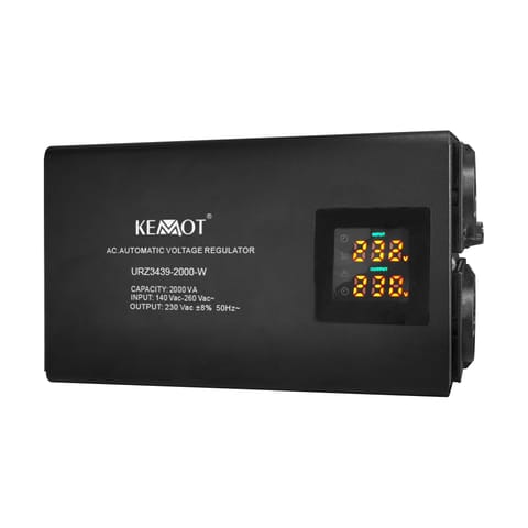 ⁨KEMOT SER-2000-W Automatic Voltage Stabilizer, 8% Precision⁩ at Wasserman.eu