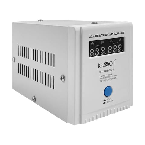 ⁨KEMOT SER-500-S Automatic Voltage Stabilizer, 8% Precision⁩ at Wasserman.eu