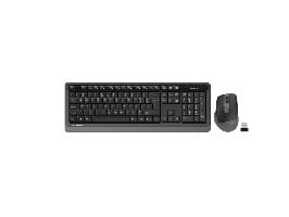 ⁨Zestaw klawiatura + mysz A4TECH FStyler 2.4G FG1035 RF NANO Grey⁩ w sklepie Wasserman.eu