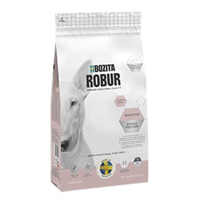 ⁨BOZITA Robur Sensitive Single Protein Salmon and Rice - dry dog food - 3kg⁩ at Wasserman.eu