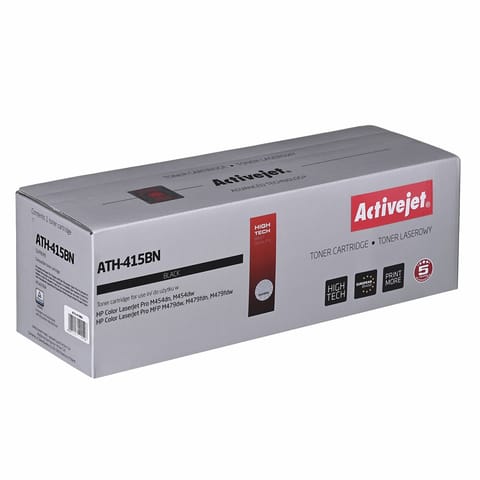 ⁨Activejet ATH-415BN Toner (zamiennik HP 415A W2030A; Supreme;  2400 stron; czarny) z chipem⁩ w sklepie Wasserman.eu