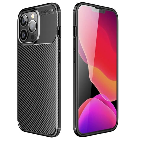 ⁨Etui GOOGLE PIXEL 9 PRO XL Pancerne Shockproof Nexeri Carbon Fiber czarne⁩ w sklepie Wasserman.eu