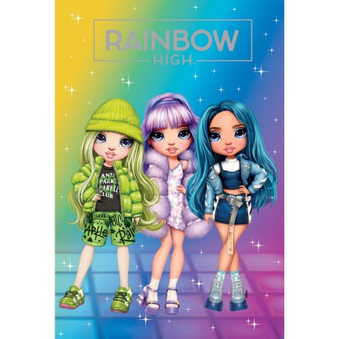 ⁨Teczka na dokumenty A4 z gumką RAINBOW 108022007 ASTRA⁩ w sklepie Wasserman.eu