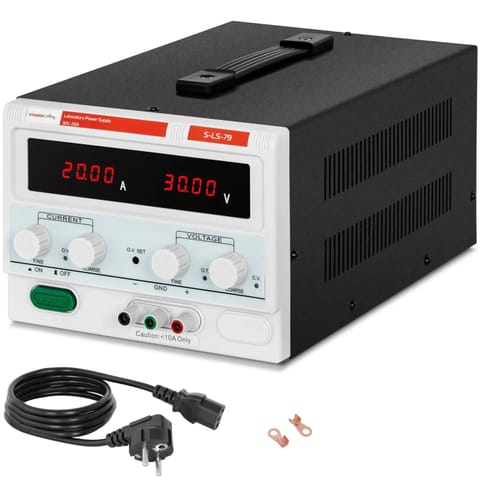 ⁨Zasilacz laboratoryjny serwisowy LED 0-30 V 0-20 A 600 W⁩ w sklepie Wasserman.eu