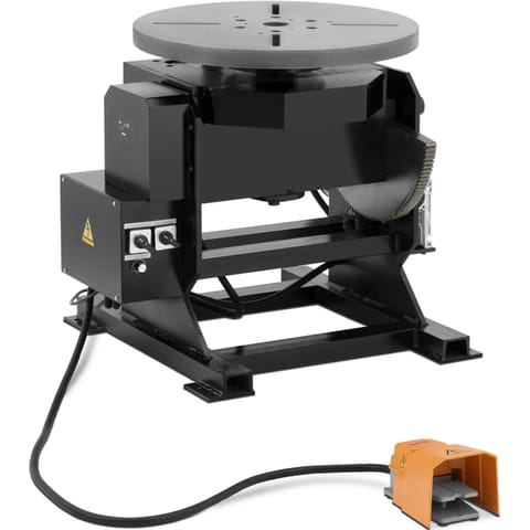 ⁨Obrotnik pozycjoner spawalniczy z pedałem nożnym -45-90 stopni do 500 kg⁩ w sklepie Wasserman.eu