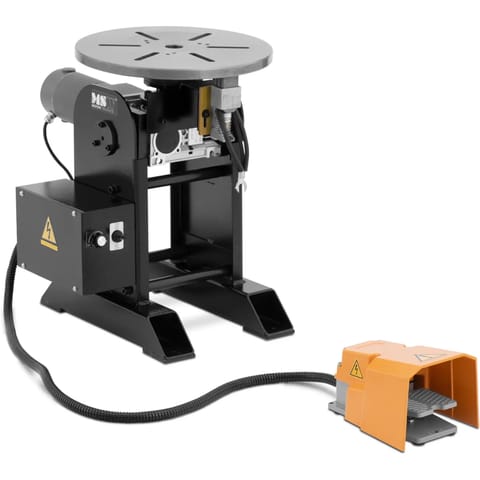 ⁨Obrotnik pozycjoner spawalniczy z pedałem nożnym 0-135 stopni do 350 kg⁩ w sklepie Wasserman.eu