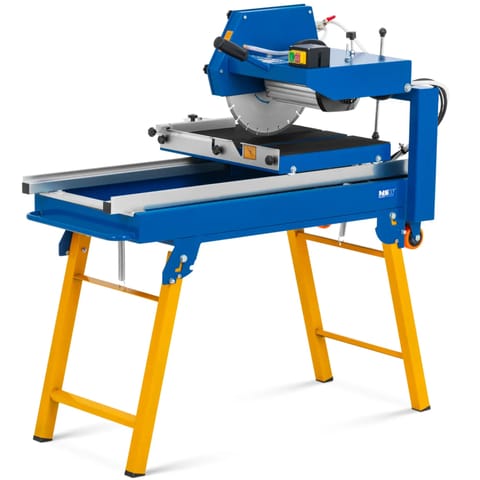 ⁨Piła stołowa do kamienia chłodzona wodą z tarczą diamentową 350 mm 2500 W⁩ w sklepie Wasserman.eu