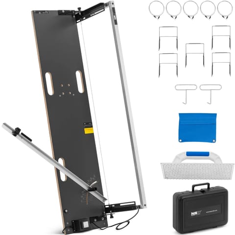 ⁨Maszyna do cięcia styropianu z nożem termicznym dł. 1350 mm gł. 320 mm 200 W - zestaw⁩ w sklepie Wasserman.eu