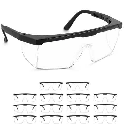 Gogle okulary ochronne BHP przeciwpyłowe - zestaw 15 szt. w sklepie Wasserman.eu