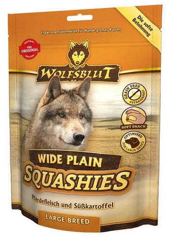 ⁨Wolfsblut Dog Squashies Wide Plain Large Breed - konina i bataty 300g⁩ w sklepie Wasserman.eu