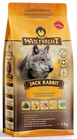 ⁨Wolfsblut Dog Jack Rabbit - królik, zając i bataty 2kg⁩ w sklepie Wasserman.eu
