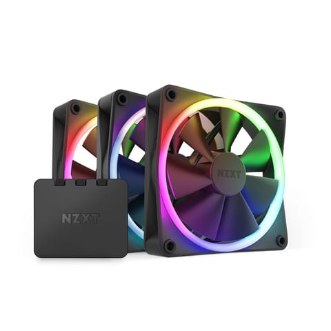 ⁨NZXT F120 RGB Triple Pack Computer case Fan 12 cm Black 3 pc(s)⁩ at Wasserman.eu