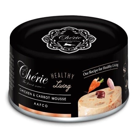 ⁨CHERIE Chicken and carrot mousse - wet cat food - 80g⁩ at Wasserman.eu