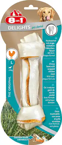 ⁨8in1 Delights Pro Dental Bone L 1 pc [T102687]⁩ at Wasserman.eu
