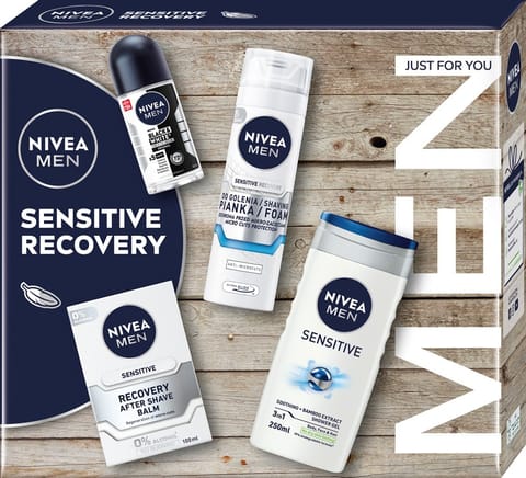 ⁨NIVEA Men Sensitive Recovery Collection Zestaw prezentowy (01811)⁩ w sklepie Wasserman.eu