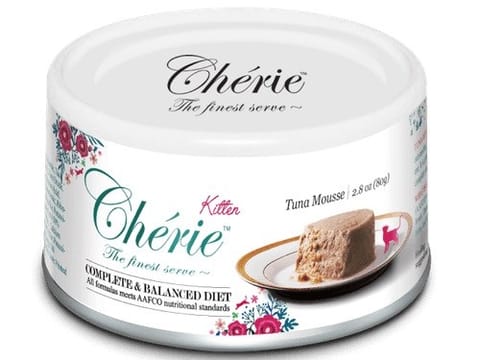 ⁨CHERIE Kitten Tuna mousse - wet cat food - 80g⁩ at Wasserman.eu