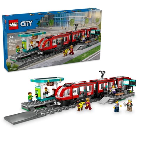 LEGO CITY 60423 Downtown Streetcar and Station at Wasserman.eu