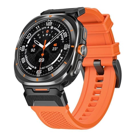 ⁨Pasek do SAMSUNG GALAXY WATCH ULTRA (47MM) Tech-Protect Delta Pro pomarańczowe⁩ w sklepie Wasserman.eu