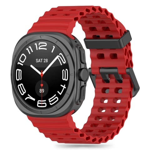 ⁨Pasek do SAMSUNG GALAXY WATCH ULTRA (47MM) Tech-Protect Iconband Pro Crimson czerwone⁩ w sklepie Wasserman.eu