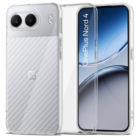 ⁨Etui ONEPLUS NORD 4 Tech-Protect Flexair Hybrid Clear transparentne⁩ w sklepie Wasserman.eu