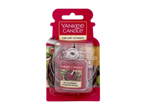 ⁨Yankee Candle Red Raspberry Car Jar  Zapach samochodowy 1 szt (U)⁩ w sklepie Wasserman.eu