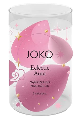 ⁨JOKO Gąbeczka do makijażu 3D Eclectic Aura 1op.-3szt⁩ w sklepie Wasserman.eu