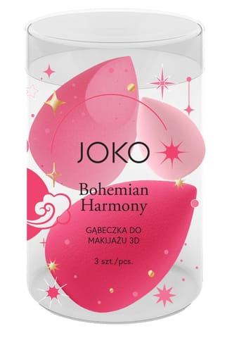 ⁨JOKO Gąbeczka do makijażu 3D Bohemian Harmony 1op.-3szt⁩ w sklepie Wasserman.eu