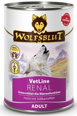 ⁨Wolfsblut Dog VetLine Renal - kurczak i bataty puszka 395g⁩ w sklepie Wasserman.eu