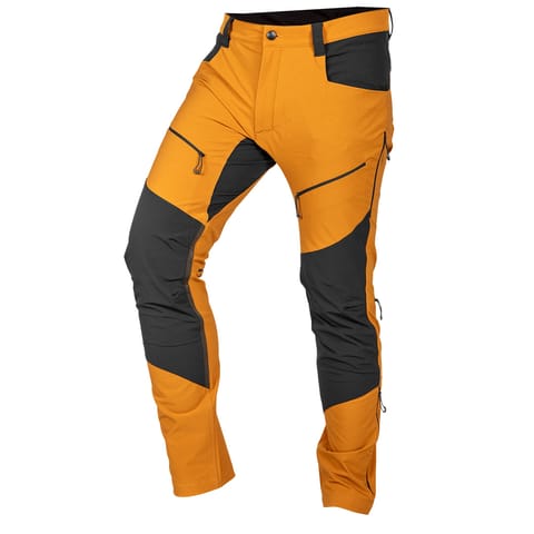 ⁨Spodnie robocze OUTDOOR, 4 way stretch, musztardowe, rozmiar XXXL⁩ w sklepie Wasserman.eu