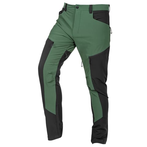 ⁨Spodnie robocze OUTDOOR, 4 way stretch, zielone-szare, rozmiar L⁩ w sklepie Wasserman.eu