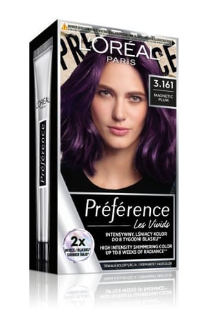 ⁨LOREAL Preference Vivid Colors Farba do włosów nr 3.161 - Magnetic Plum 1op.⁩ w sklepie Wasserman.eu