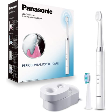 ⁨Panasonic EW-DM81 electric toothbrush Adult Sonic toothbrush White⁩ at Wasserman.eu