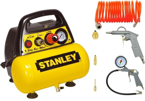 ⁨OIL-FREE COMPRESSOR 6L+PNEUMATIC KIT STANLEY⁩ at Wasserman.eu