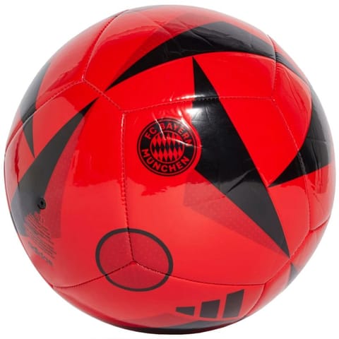 ⁨Piłka adidas FC Bayern Munich Home Club Ball (kolor Czarny. Czerwony, rozmiar 5)⁩ w sklepie Wasserman.eu