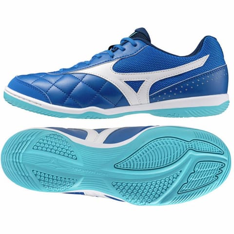 ⁨Buty piłkarskie Mizuno Mrl Sala Club IN M (kolor Niebieski, rozmiar 45)⁩ w sklepie Wasserman.eu