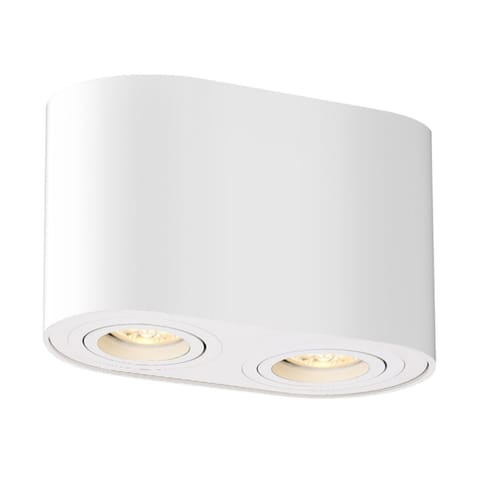 ⁨Kobald Lampa natynkowa IP20 biały mat GU10 2x MAX 42W⁩ w sklepie Wasserman.eu