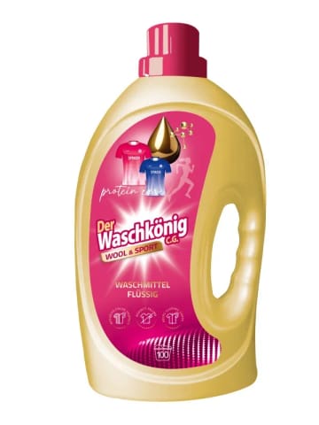 ⁨Der Waschkönig Wool & Sport Żel do Prania 100 prań⁩ w sklepie Wasserman.eu