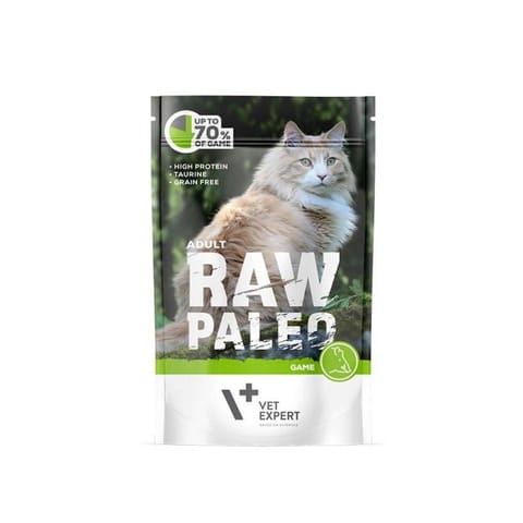 ⁨VetExpert Raw Paleo adult cat - Dzik saszetka 100g⁩ w sklepie Wasserman.eu