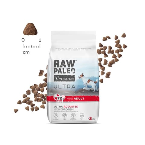 ⁨VetExpert Raw Paleo Ultra Wołowina Mini Adult 2kg⁩ w sklepie Wasserman.eu